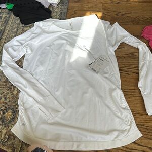 Athleta Women's White Long Sleeve Top